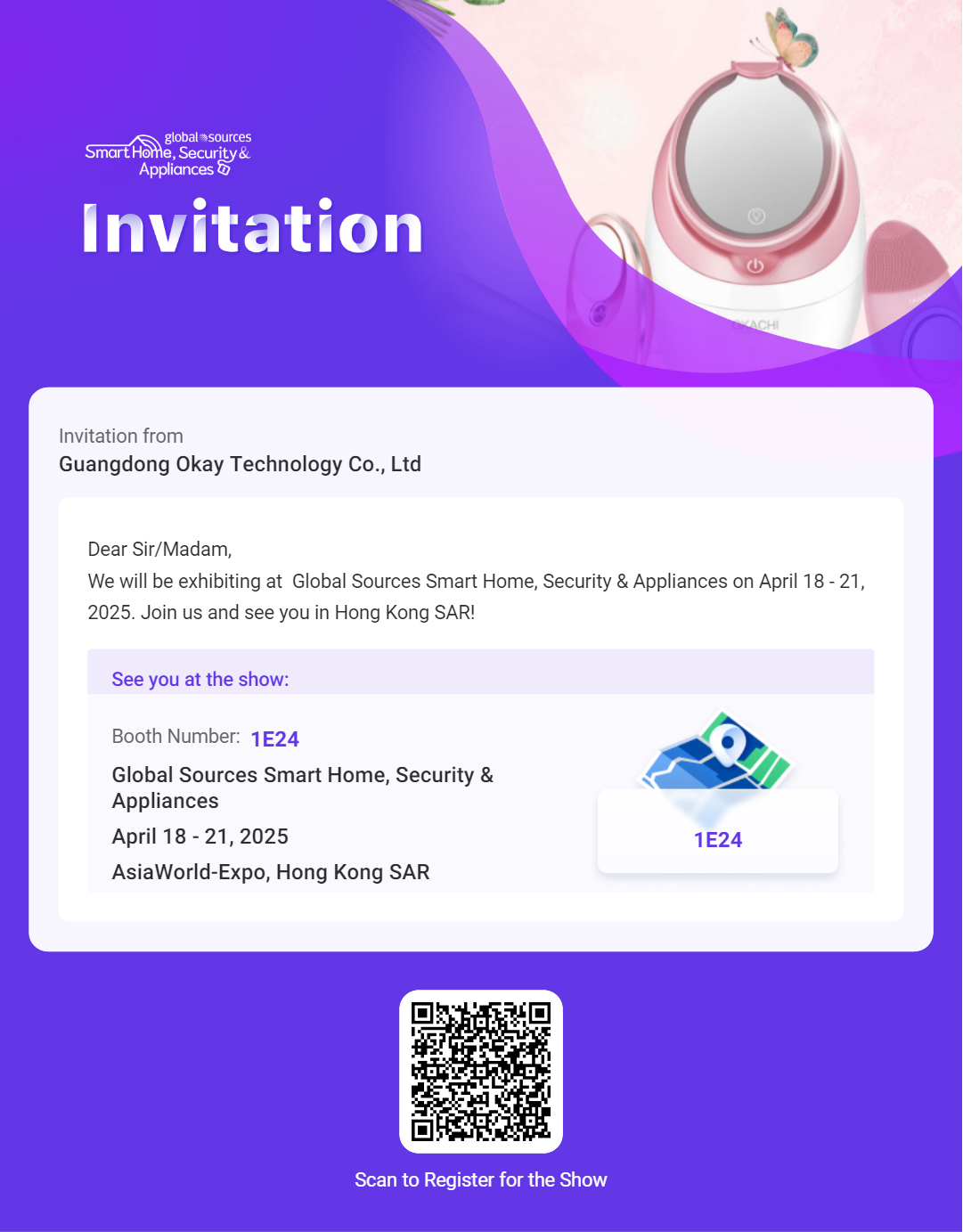 OKACHI Debuts Intelligent Phototherapy Beauty Devices at 2025 Hong Kong Global Sources Spring Second