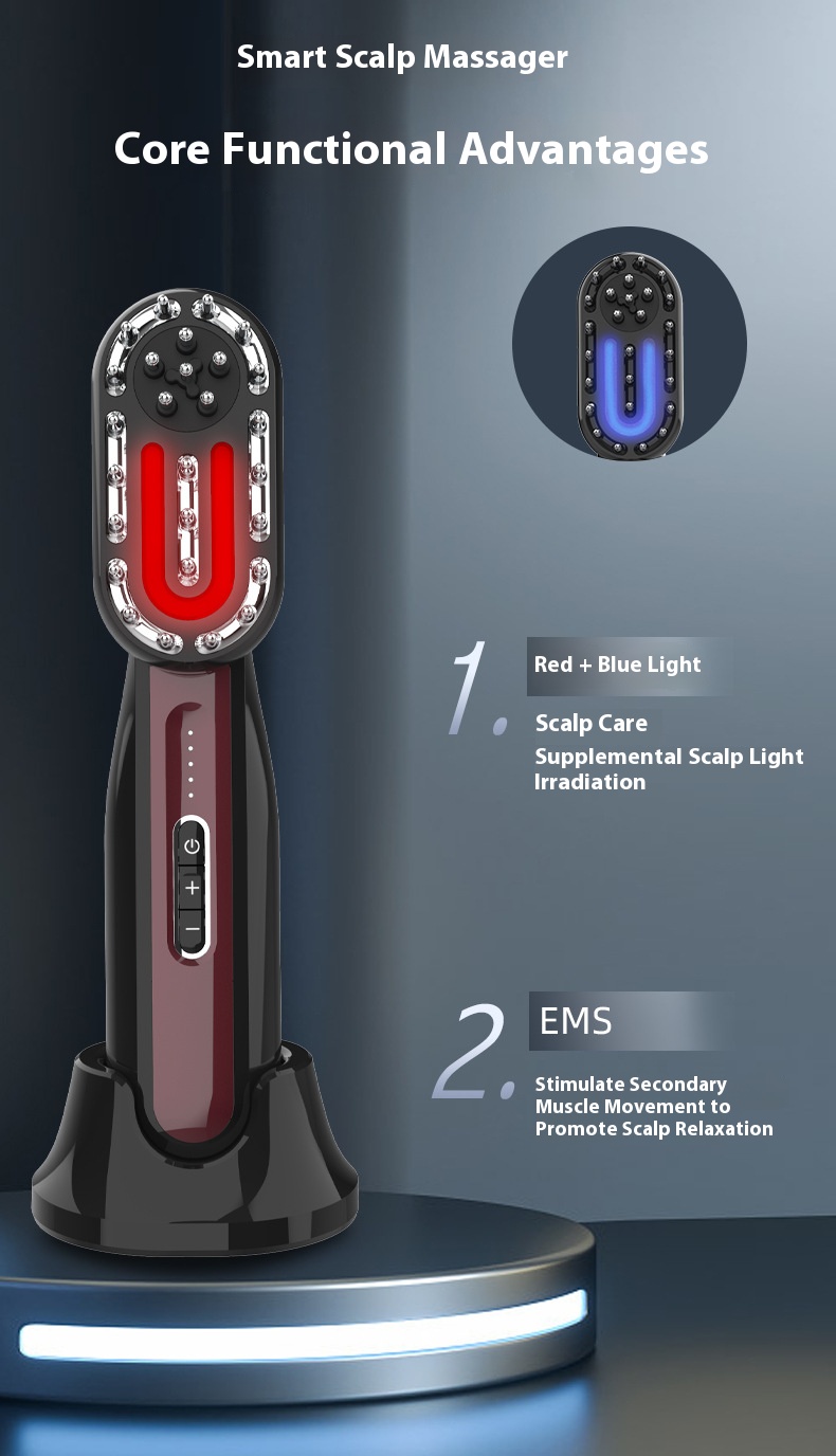 Multifunctional massage comb