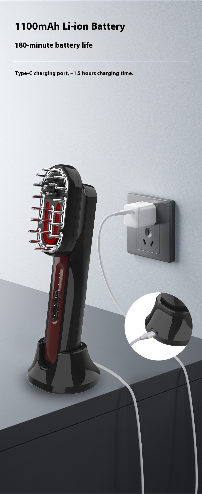 Multifunctional massage comb