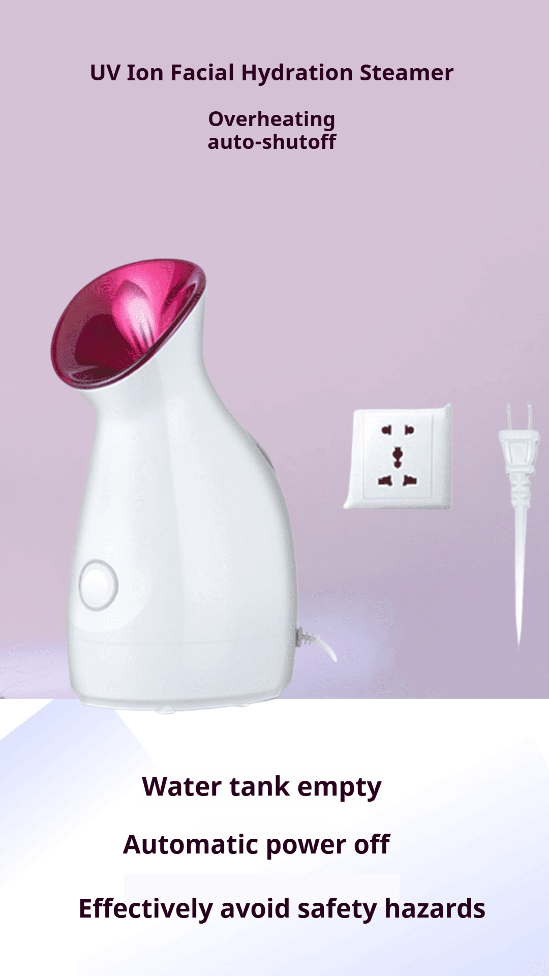 UV Ion Facial Hydrating Steamer