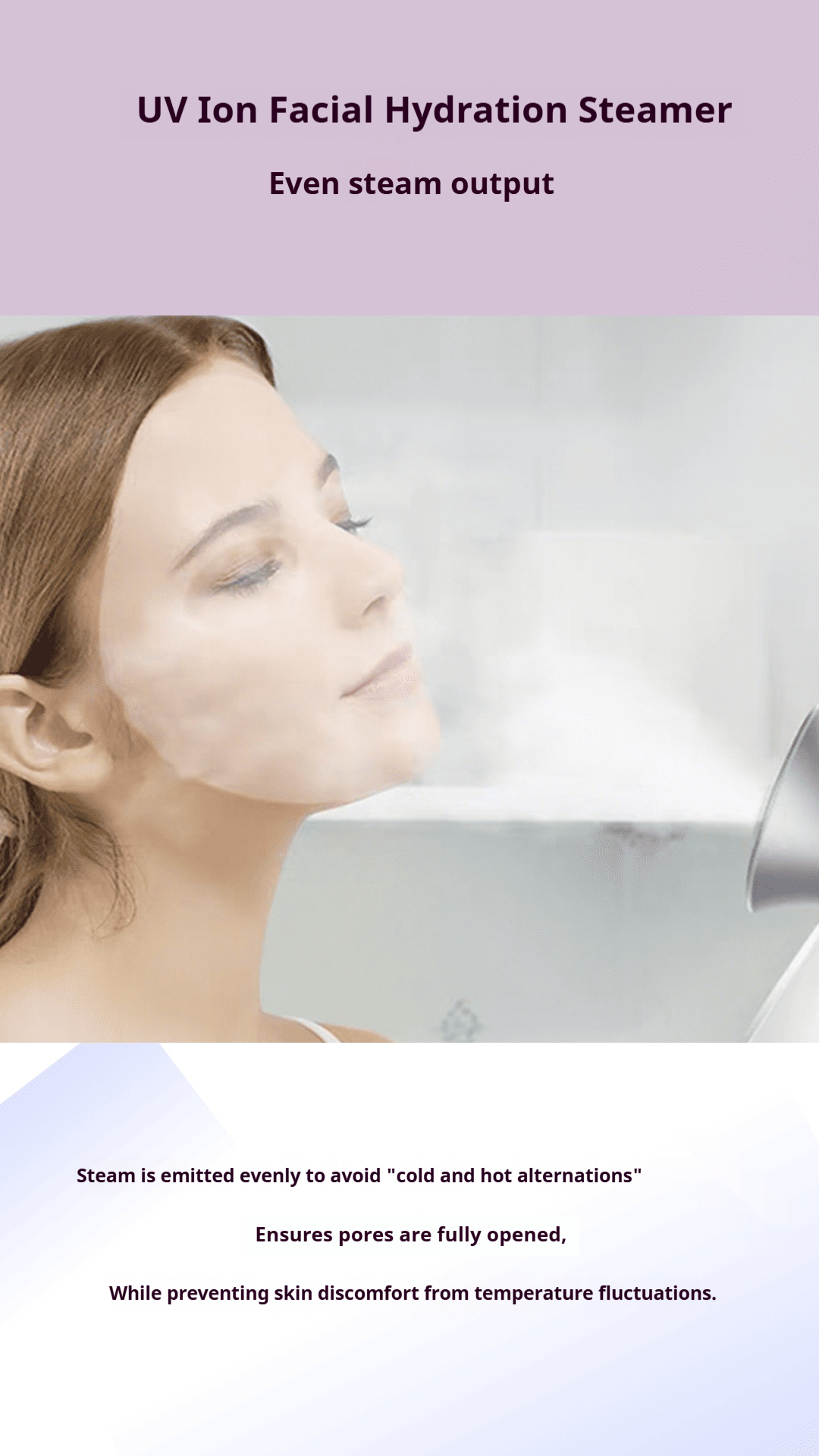 UV Ion Facial Hydrating Steamer