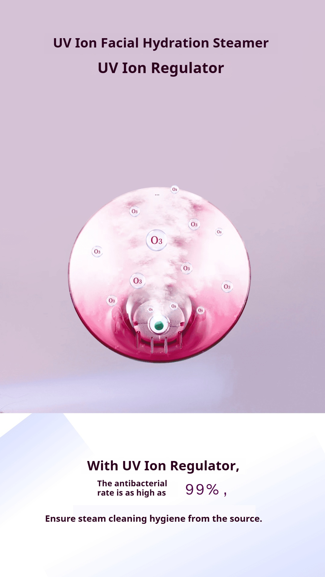 UV Ion Facial Hydrating Steamer