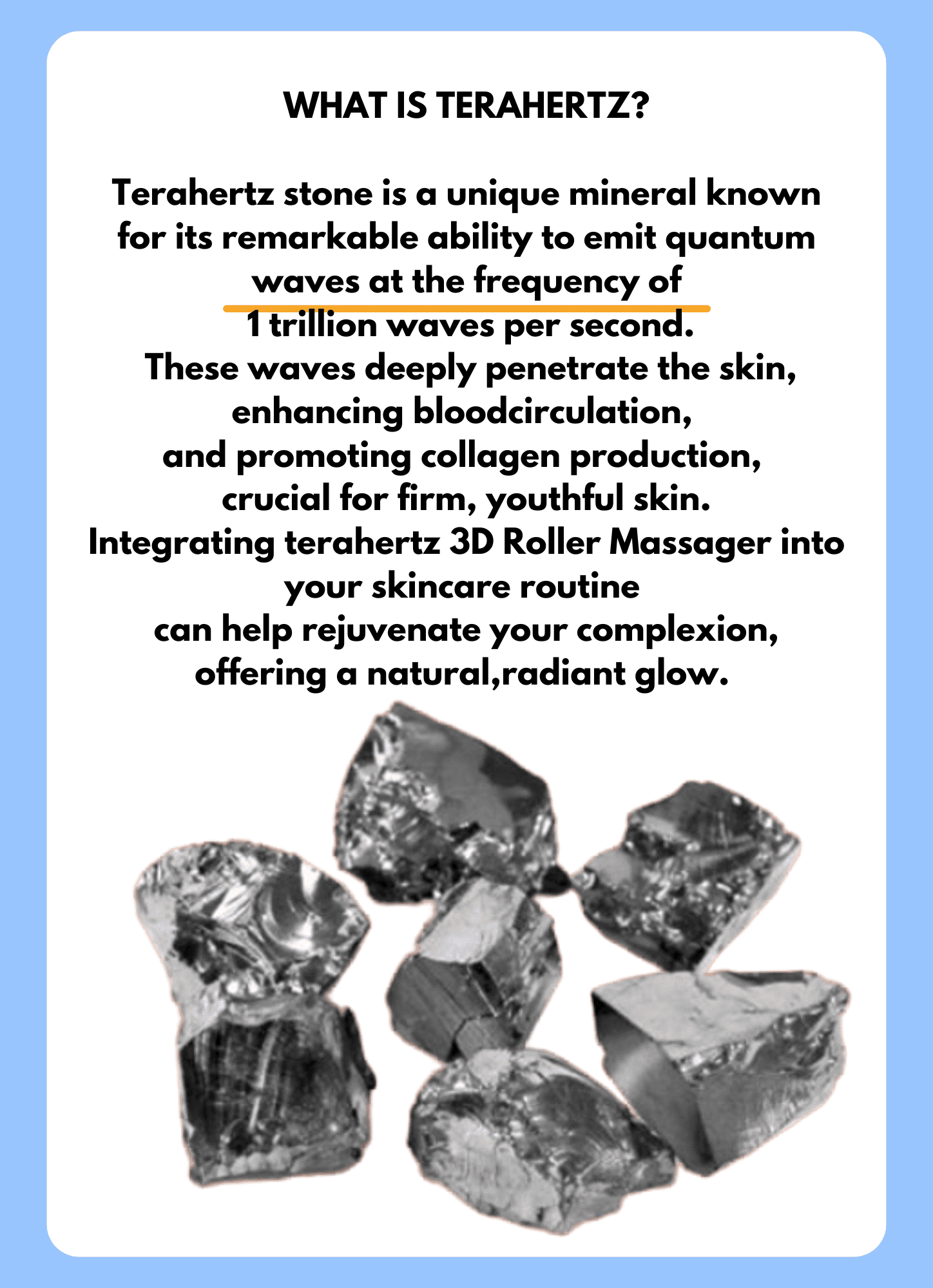 Terahertz massage stick