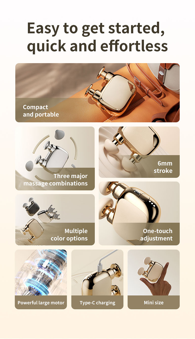 Dual head fascia gun