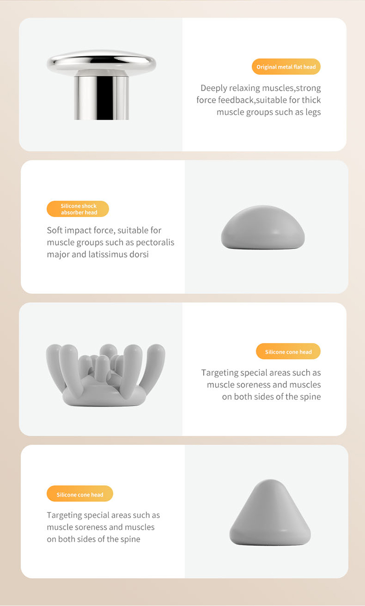 Dual head fascia gun