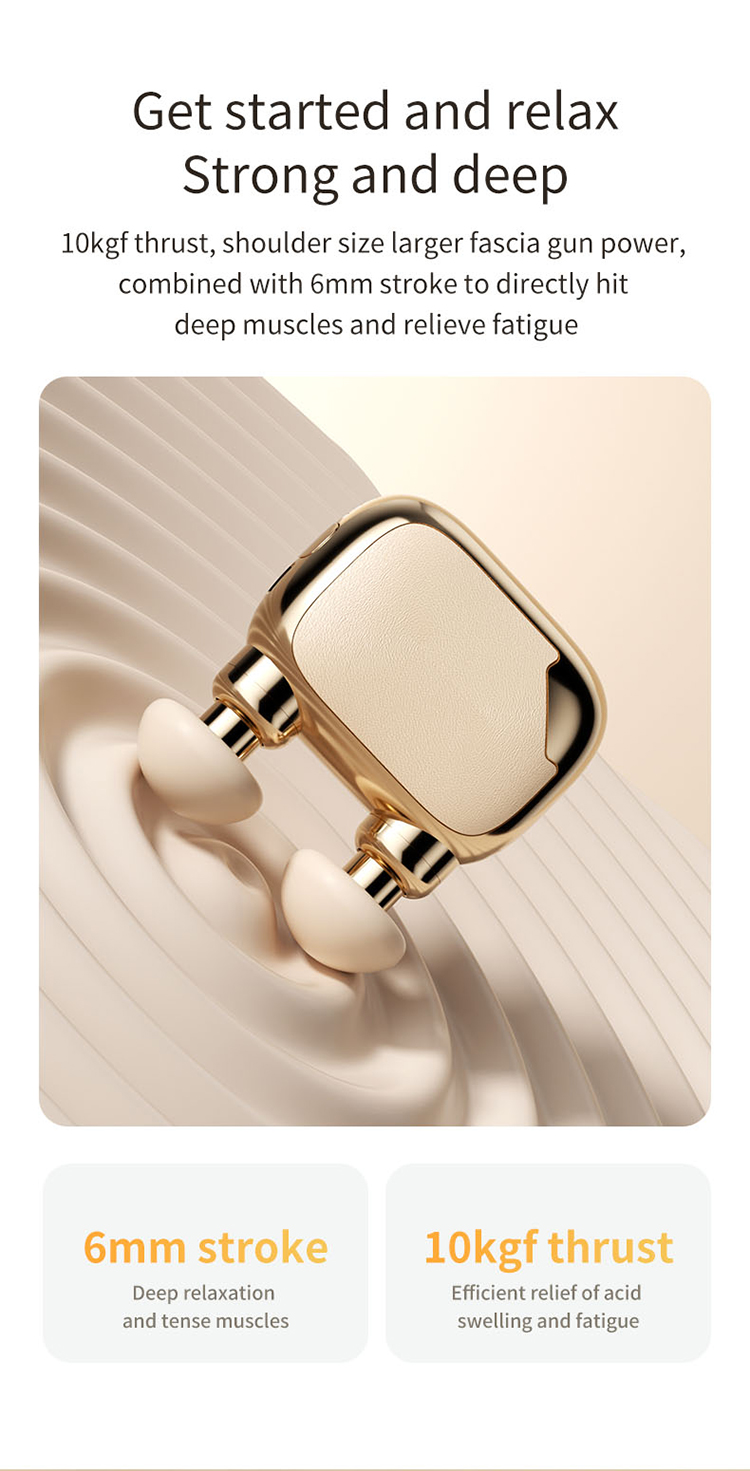 Dual head fascia gun