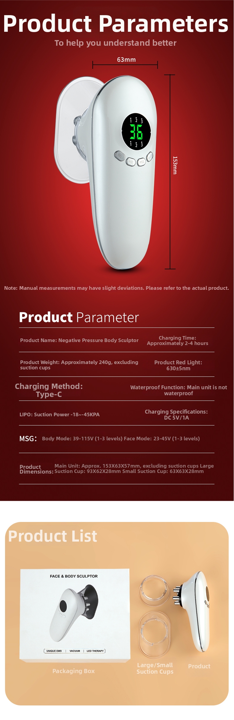 FACE-LIFTING BODY SHAPING INSTRUMENT