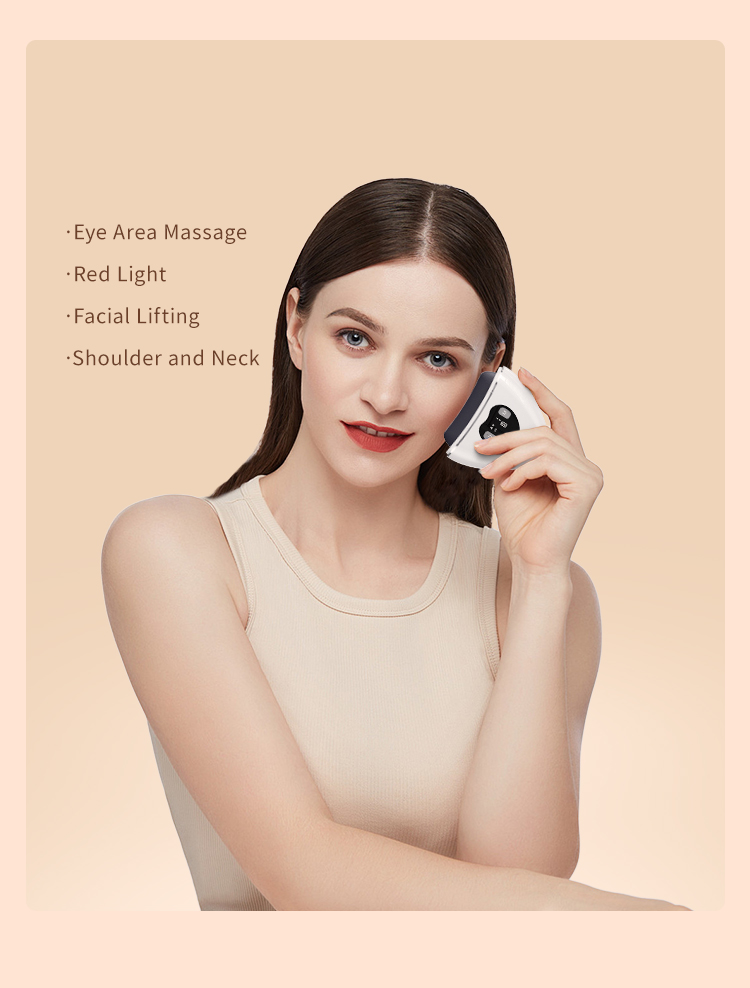 Dual-head Massage Stone and EMS Lifting