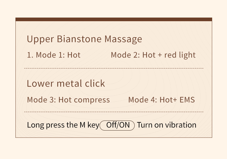 Dual-head Massage Stone and EMS Lifting