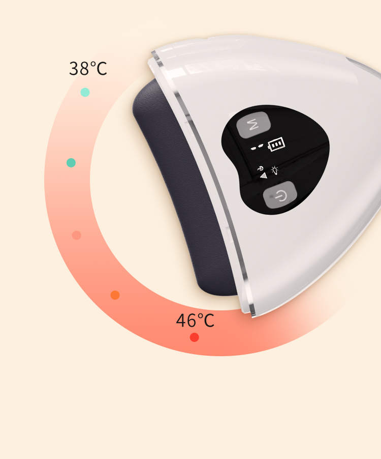 Dual-head Massage Stone and EMS Lifting