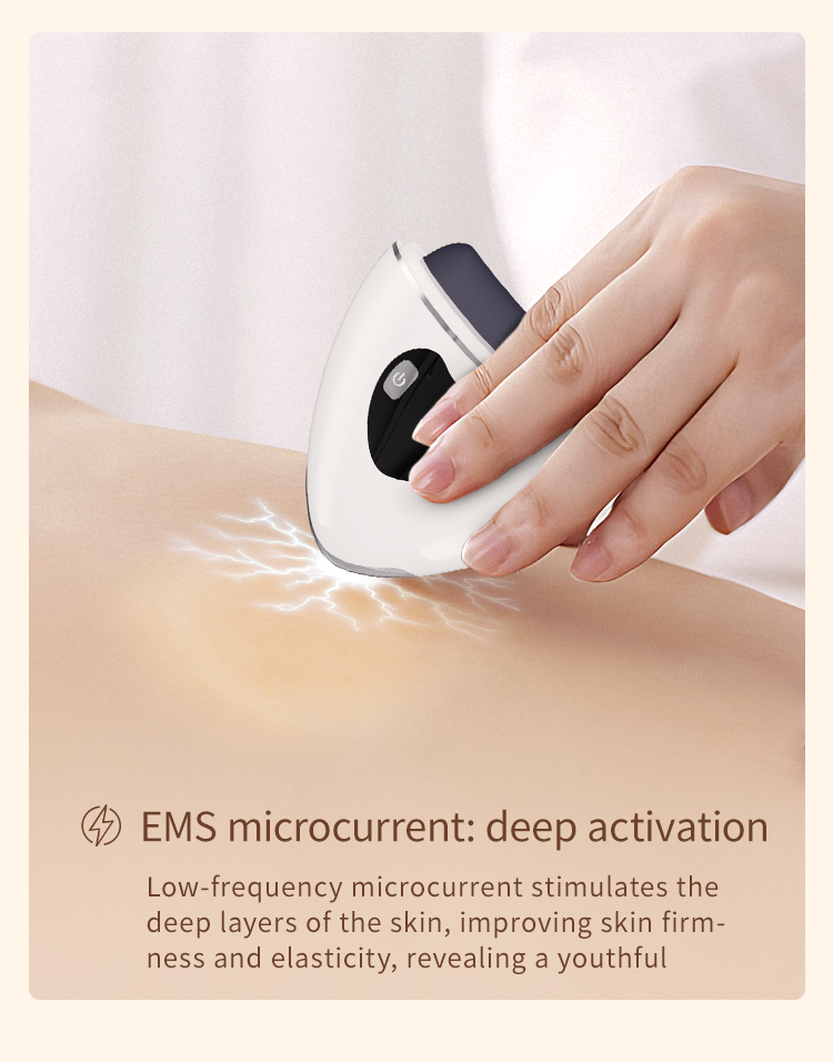 Dual-head Massage Stone and EMS Lifting