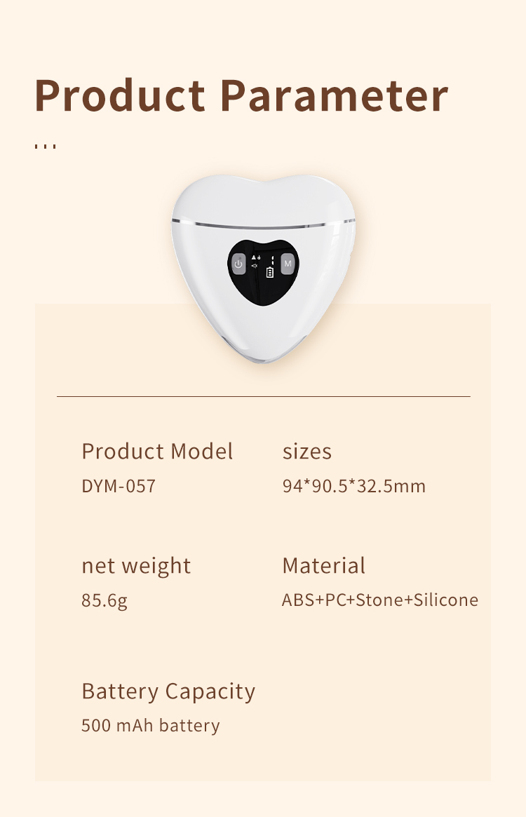Dual-head Massage Stone and EMS Lifting