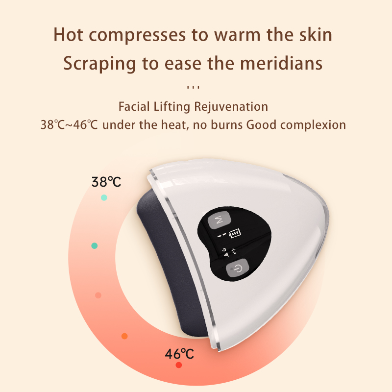 Dual-head Massage Stone and EMS Lifting