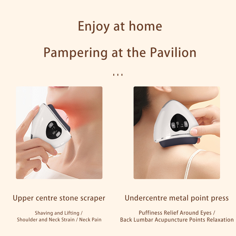 Dual-head Massage Stone and EMS Lifting