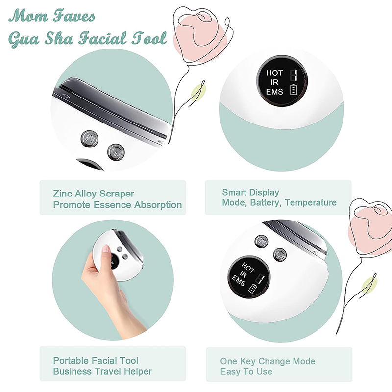 Heated Gua Sha Massage Beauty Instrument