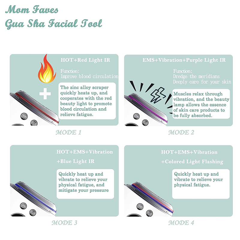 Heated Gua Sha Massage Beauty Instrument