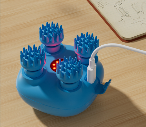 OG-03H Head massager | 3-second rapid heating | OEM & ODM 