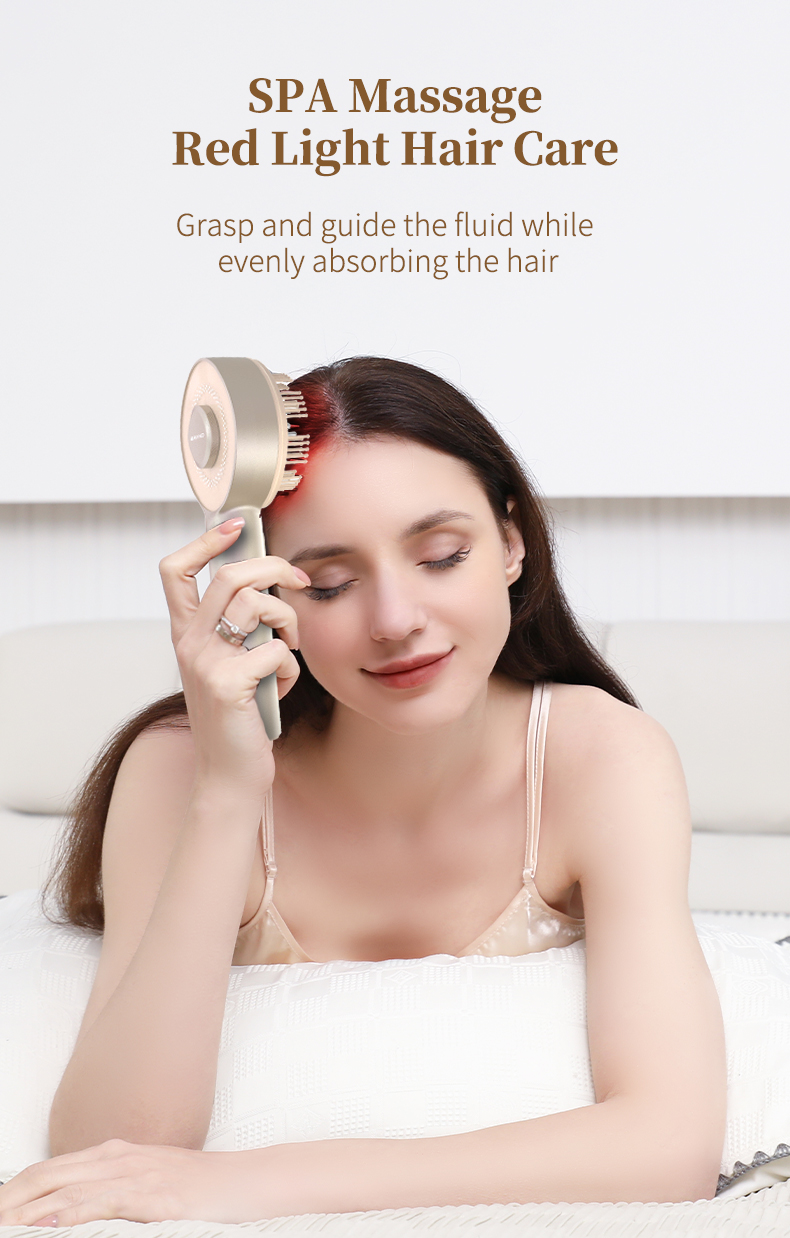 OG-1503 hair comb | Red light is optional | OEM & ODM Supported 