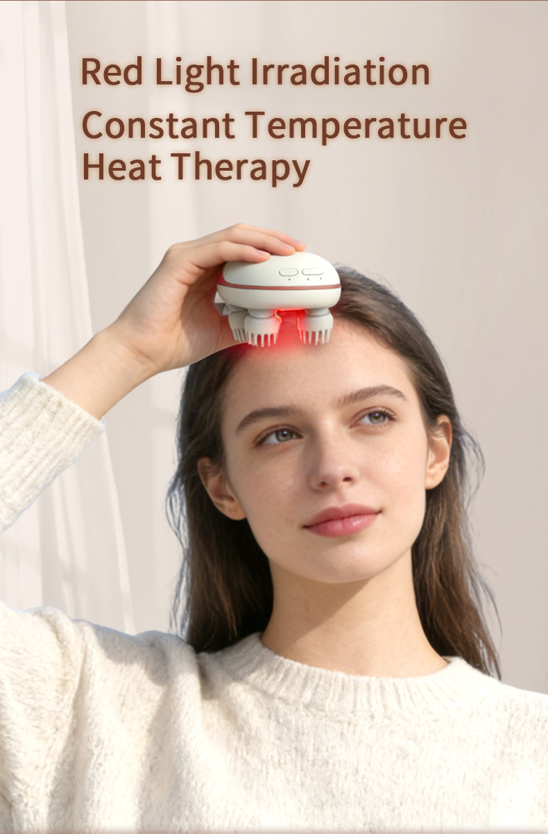OG-705 Scalp Massager | EMS & Heat Therapy | OEM & ODM Supported