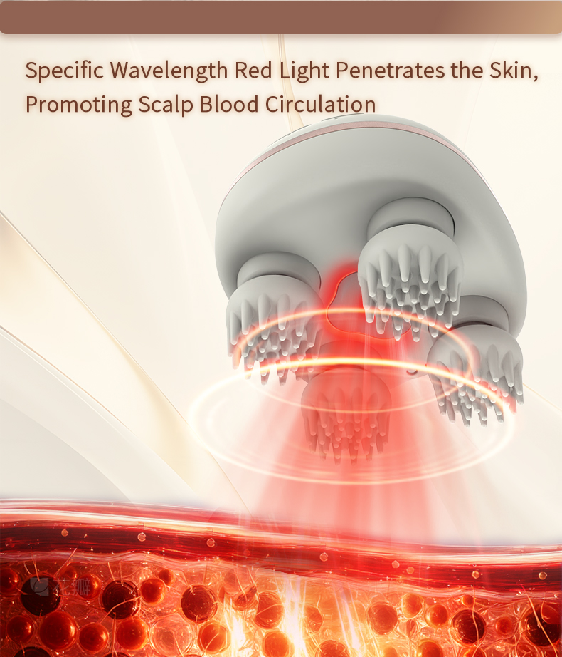 OG-705 Scalp Massager | EMS & Heat Therapy | OEM & ODM Supported