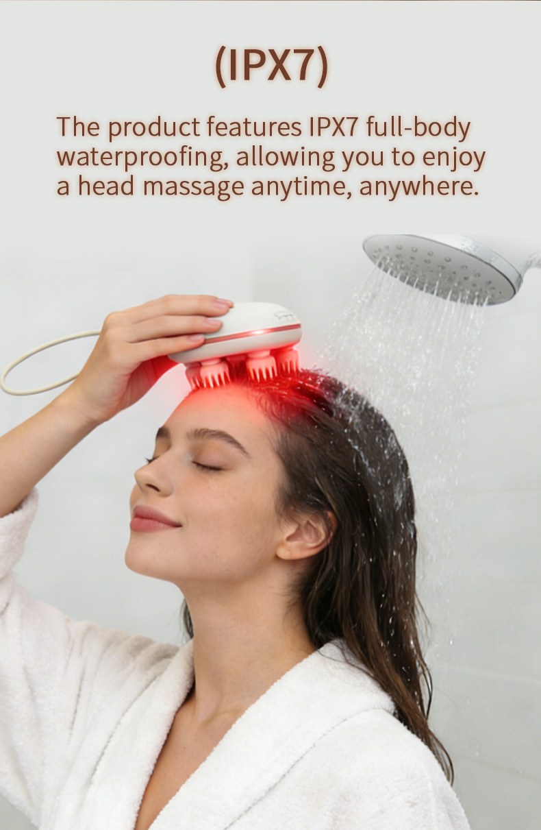 OG-705 Scalp Massager | EMS & Heat Therapy | OEM & ODM Supported