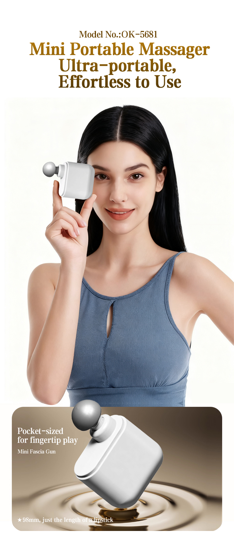 OG-5681 Fascial gun | Ready to use | OEM & ODM Supported OG-5681 Fascial gun | Ready to use | OEM & ODM Supported