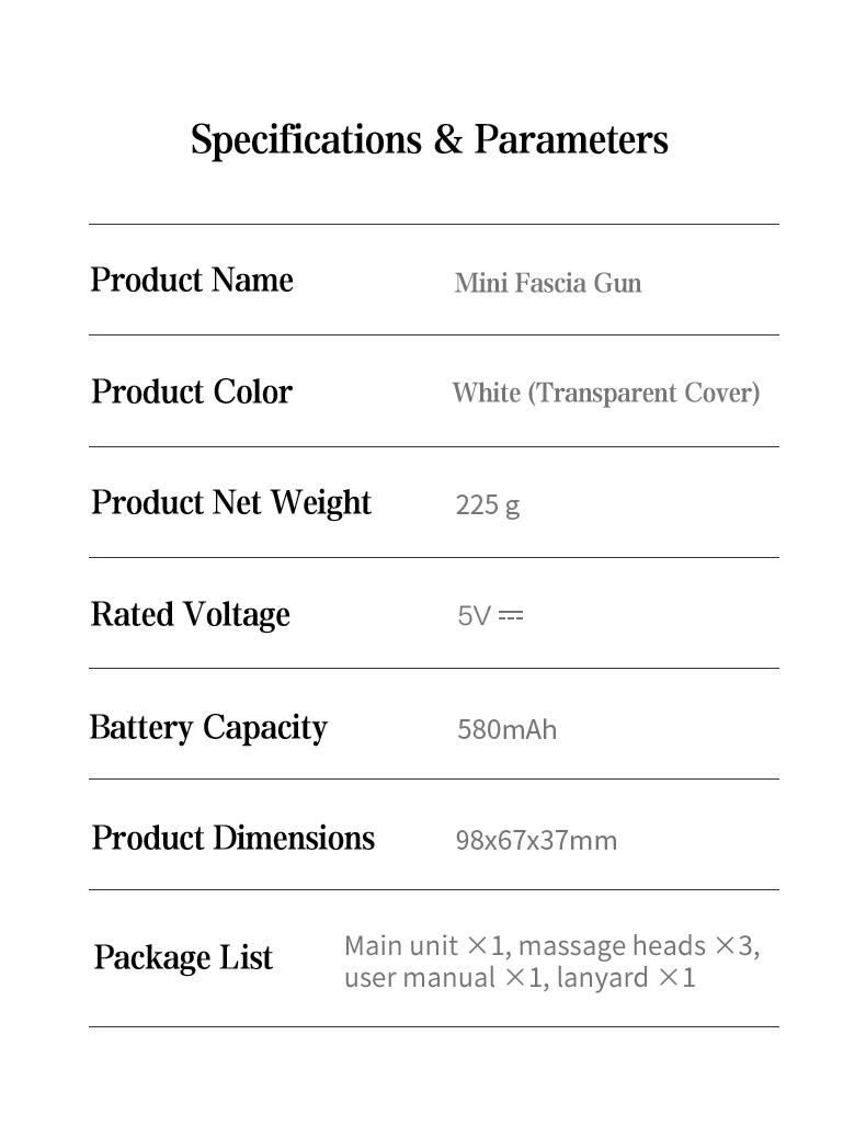 OG-5681 Fascial gun | Ready to use | OEM & ODM Supported OG-5681 Fascial gun | Ready to use | OEM & ODM Supported